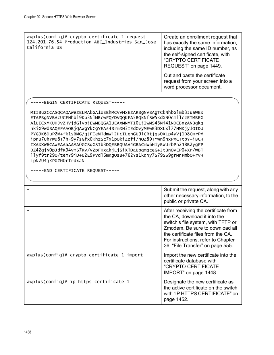 Allied Telesis AT-FS970M Series User Manual | Page 1438 / 1938