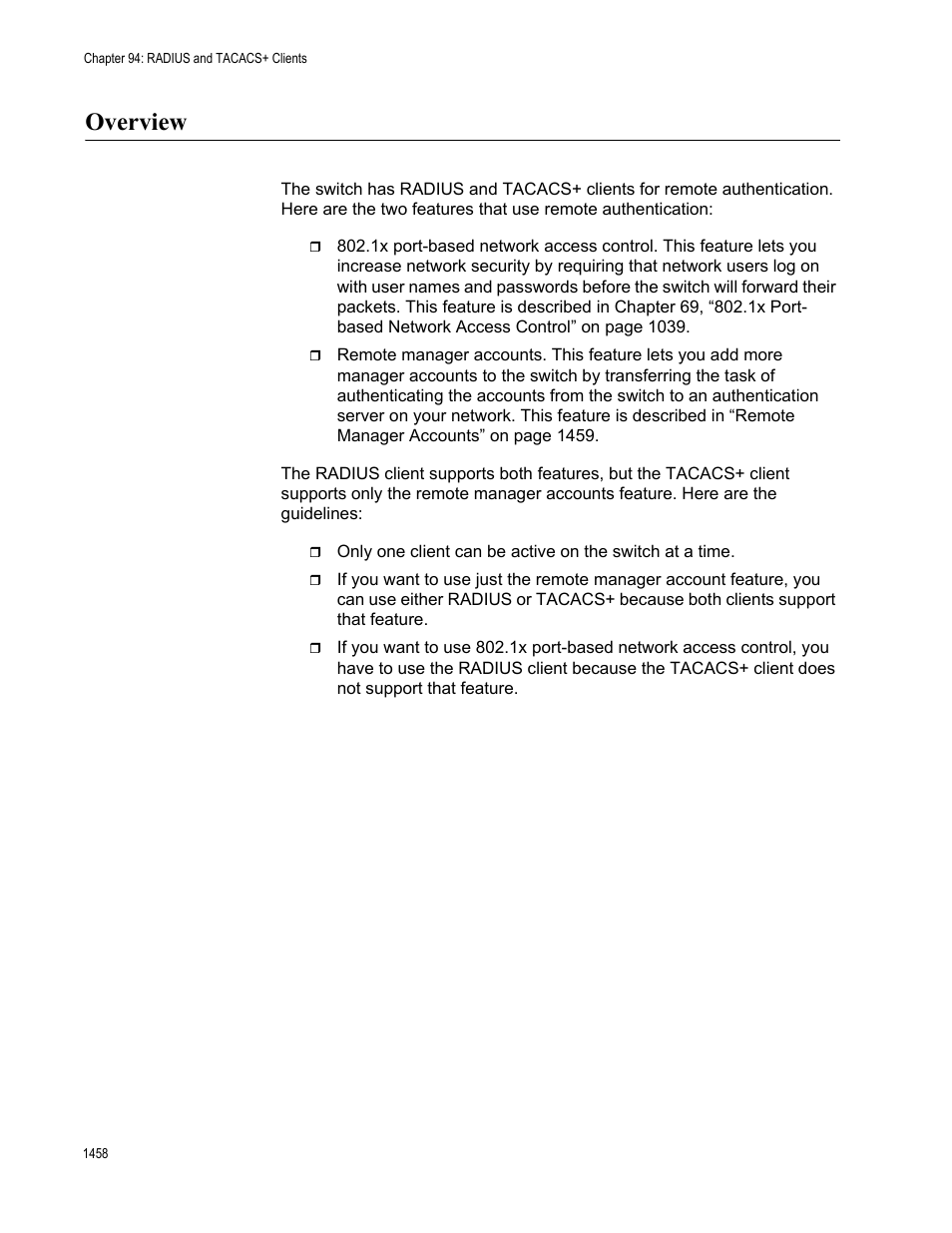 Overview 8, Overview | Allied Telesis AT-FS970M Series User Manual | Page 1458 / 1938