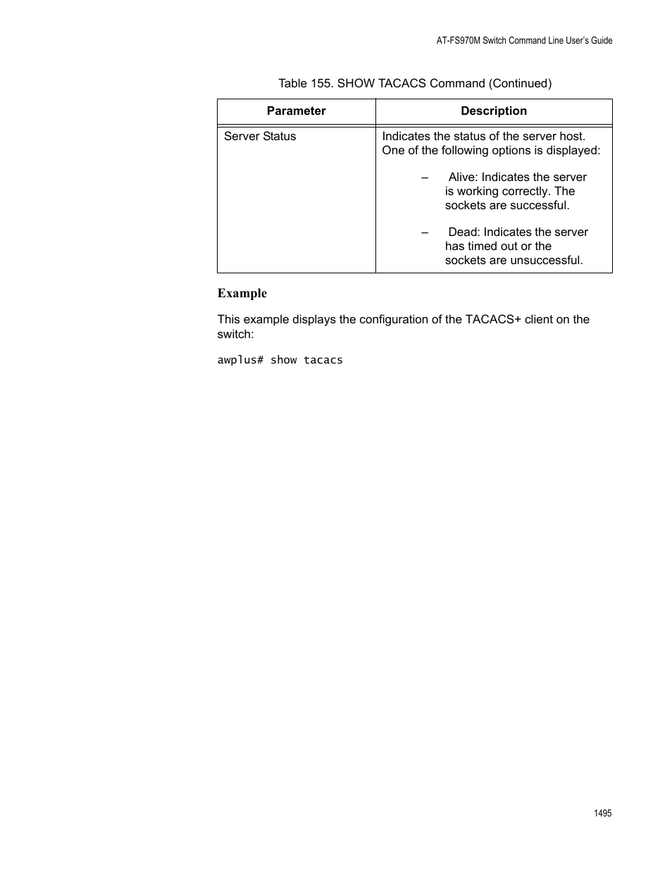 Allied Telesis AT-FS970M Series User Manual | Page 1495 / 1938