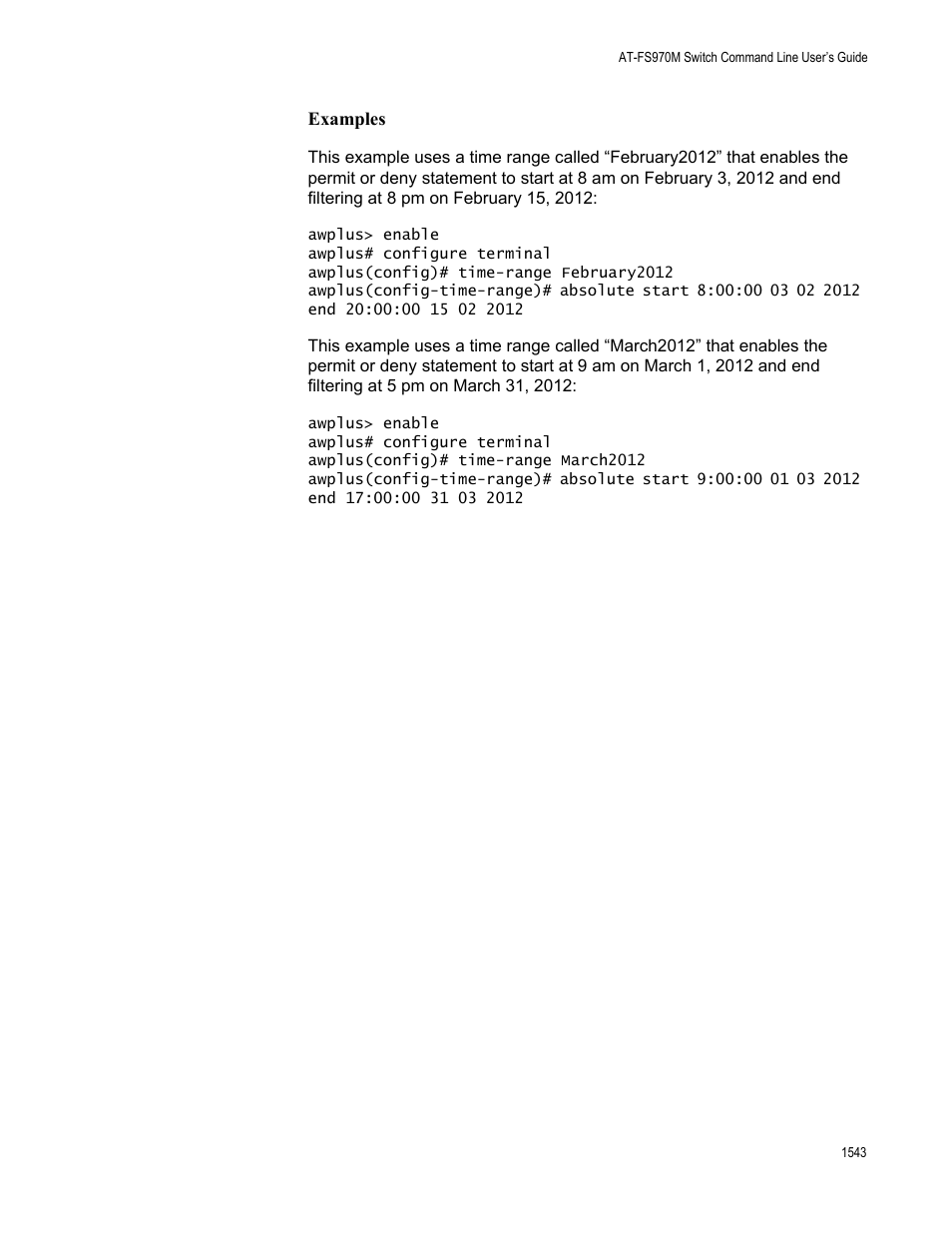 Allied Telesis AT-FS970M Series User Manual | Page 1543 / 1938