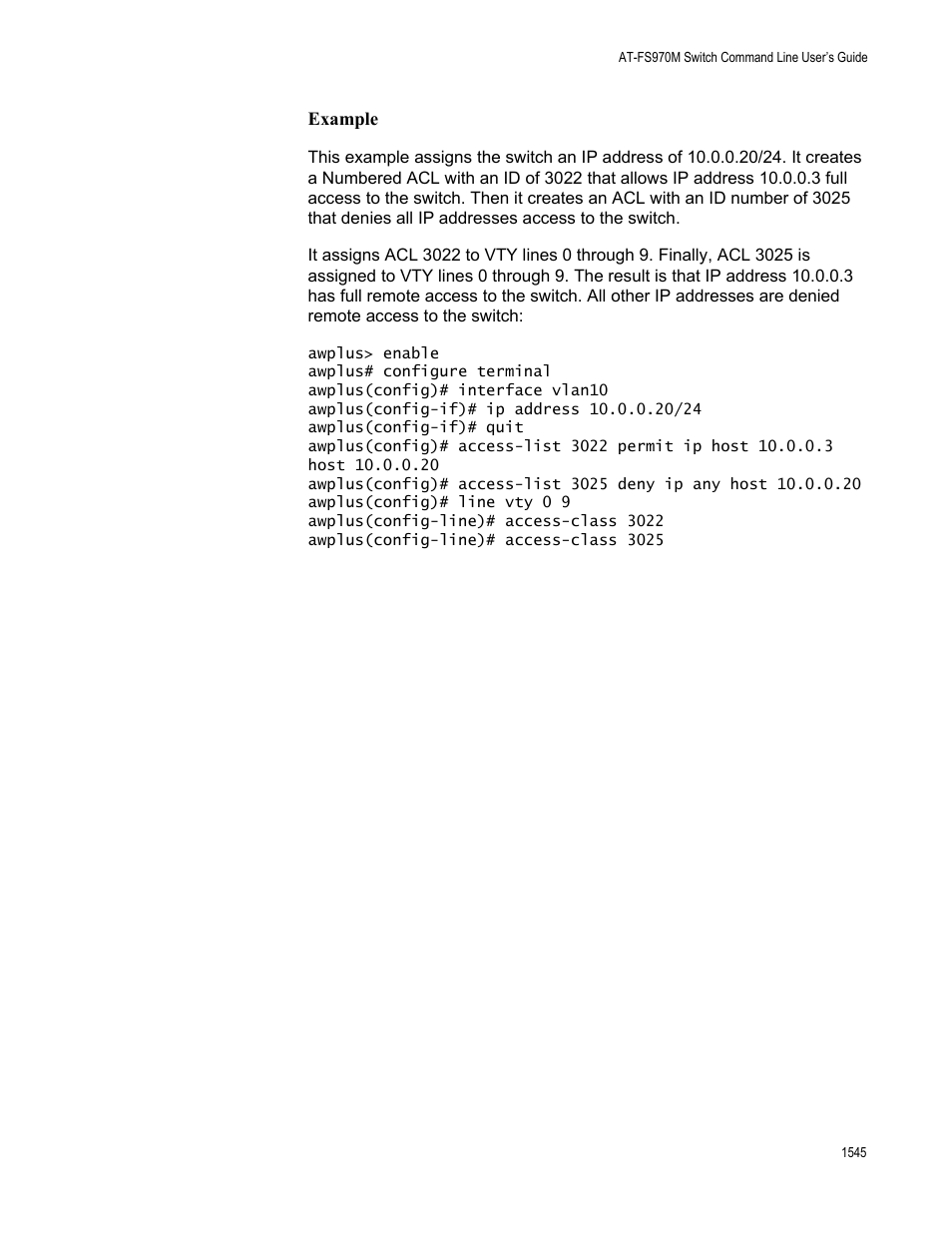 Allied Telesis AT-FS970M Series User Manual | Page 1545 / 1938