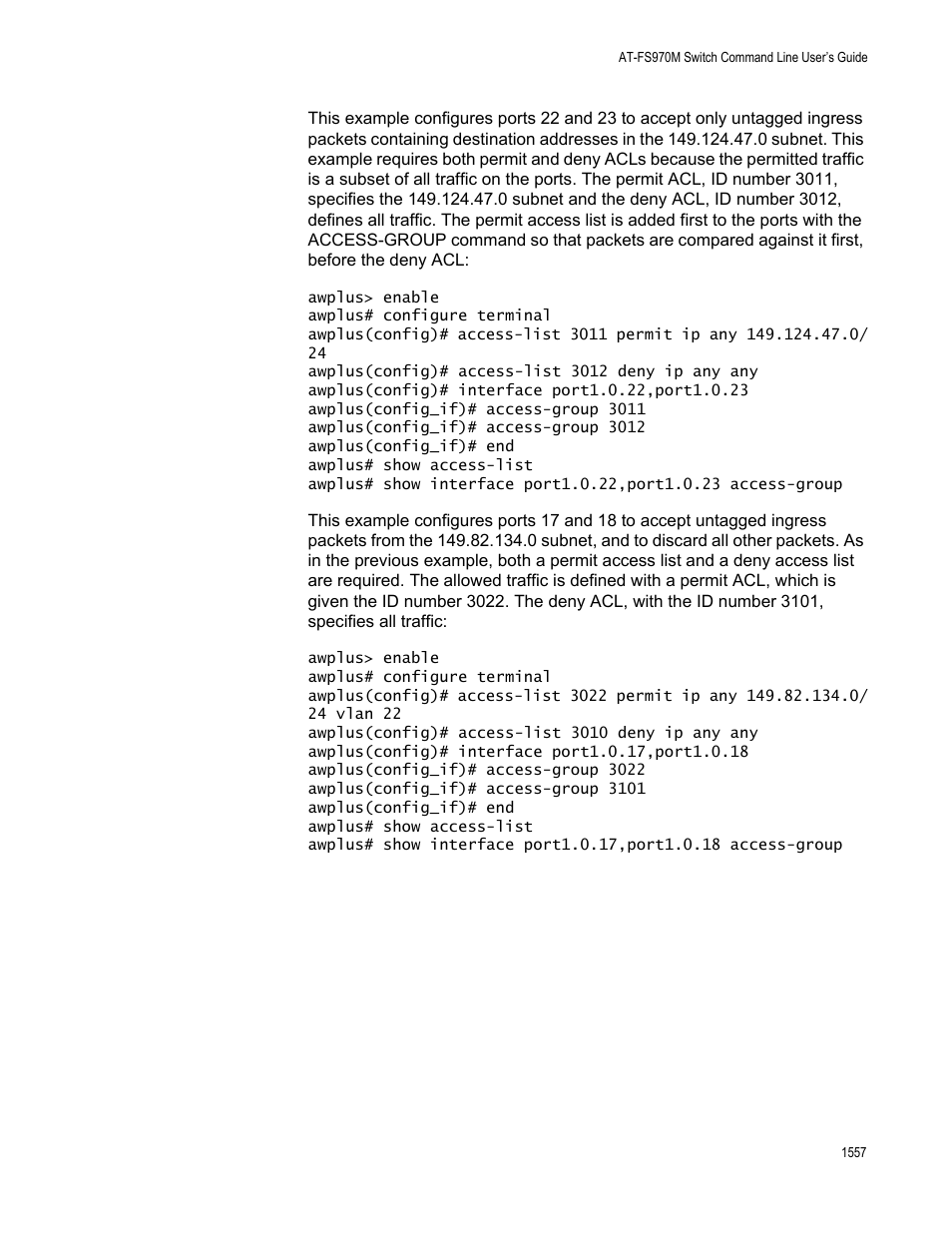 Allied Telesis AT-FS970M Series User Manual | Page 1557 / 1938