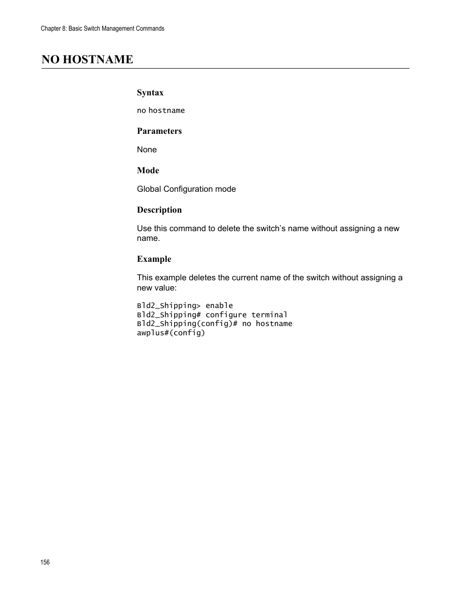 No hostname | Allied Telesis AT-FS970M Series User Manual | Page 156 / 1938