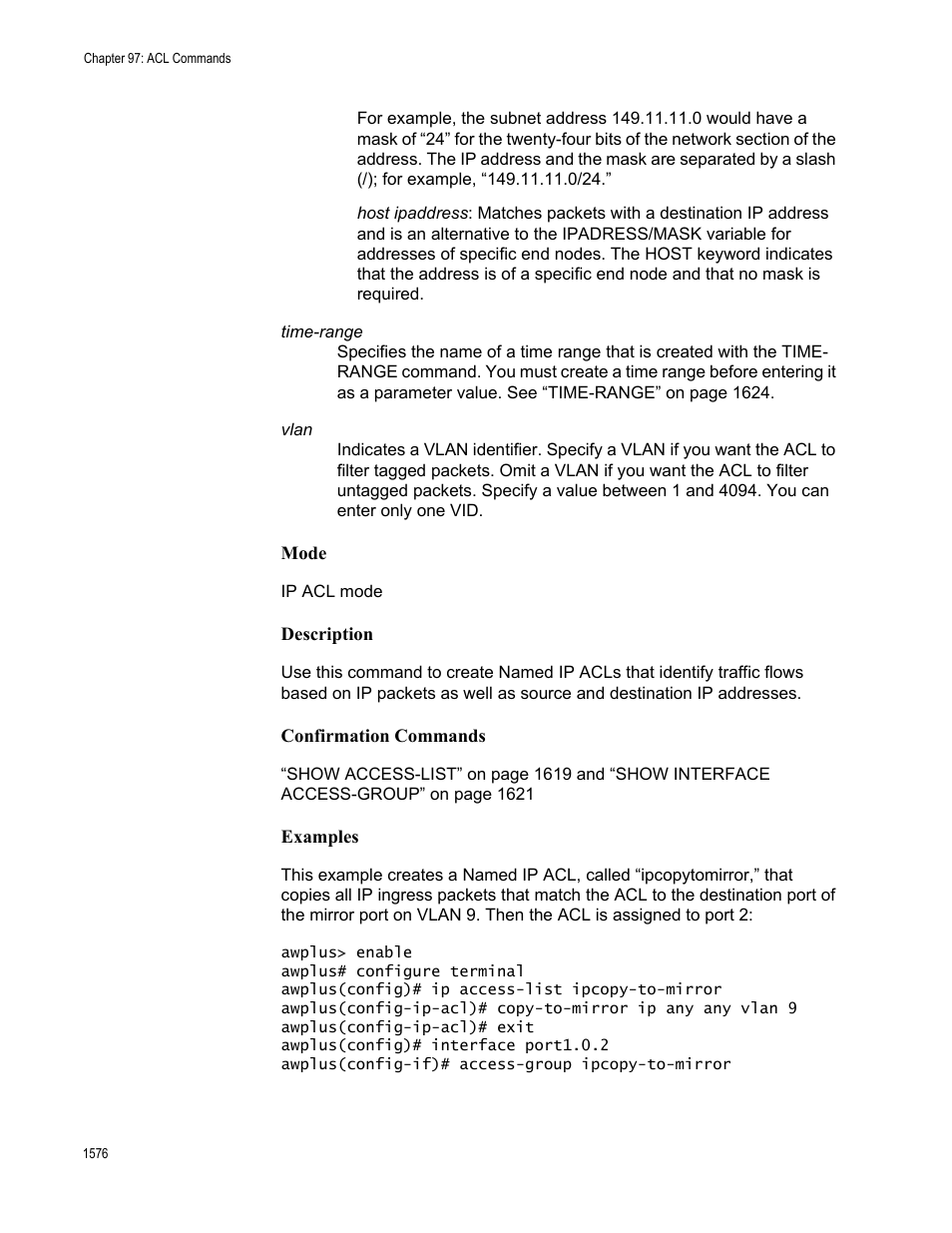 Allied Telesis AT-FS970M Series User Manual | Page 1576 / 1938