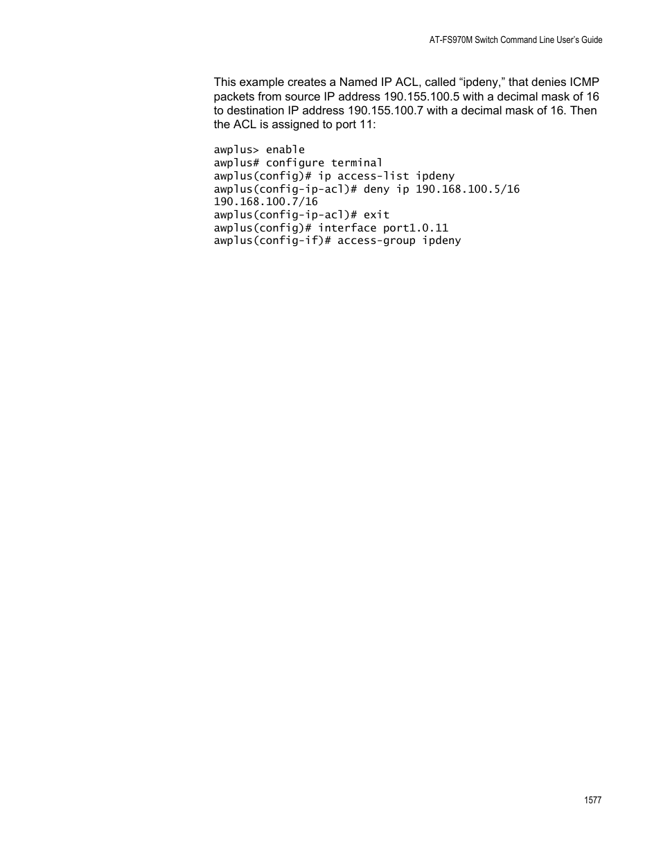 Allied Telesis AT-FS970M Series User Manual | Page 1577 / 1938