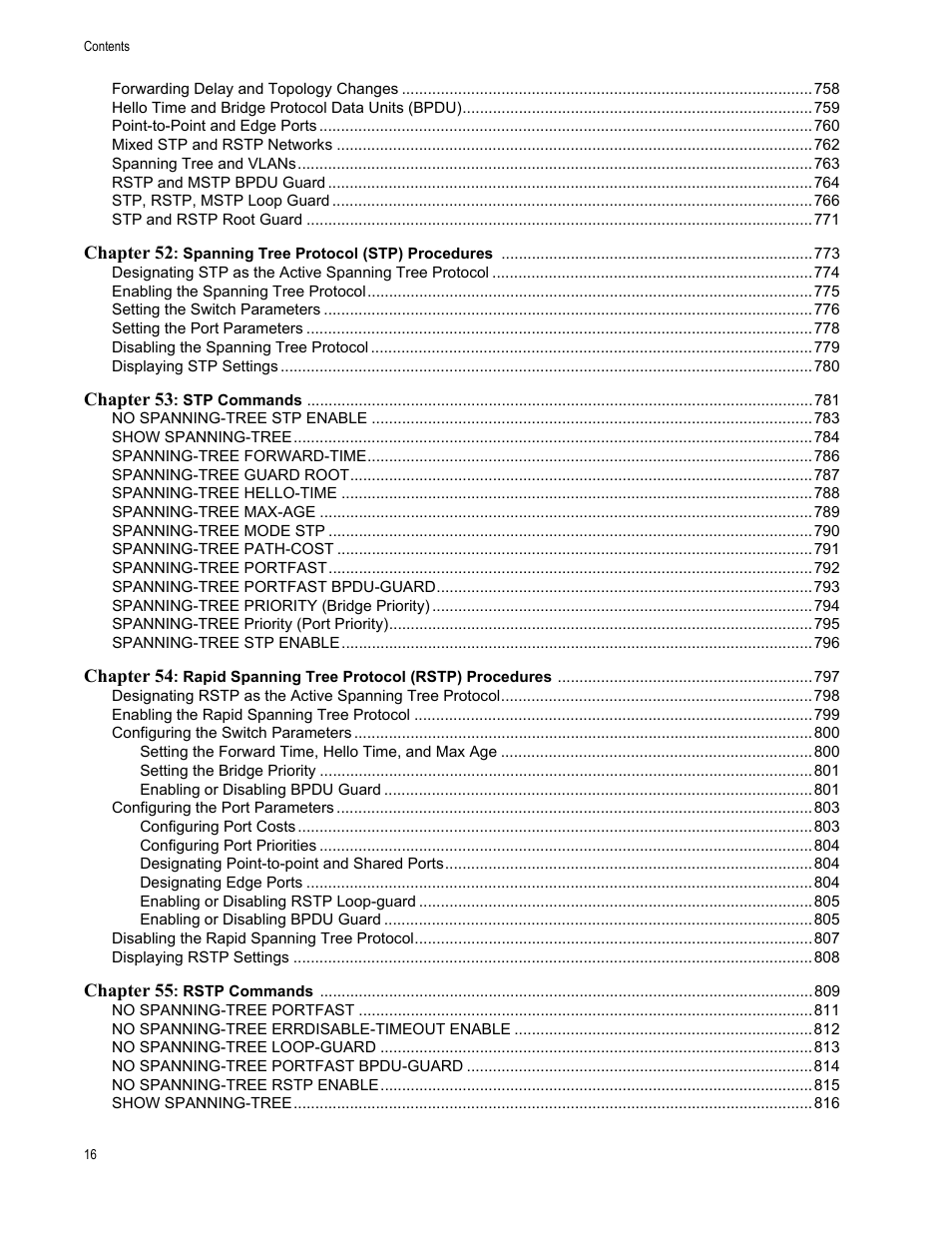 Allied Telesis AT-FS970M Series User Manual | Page 16 / 1938