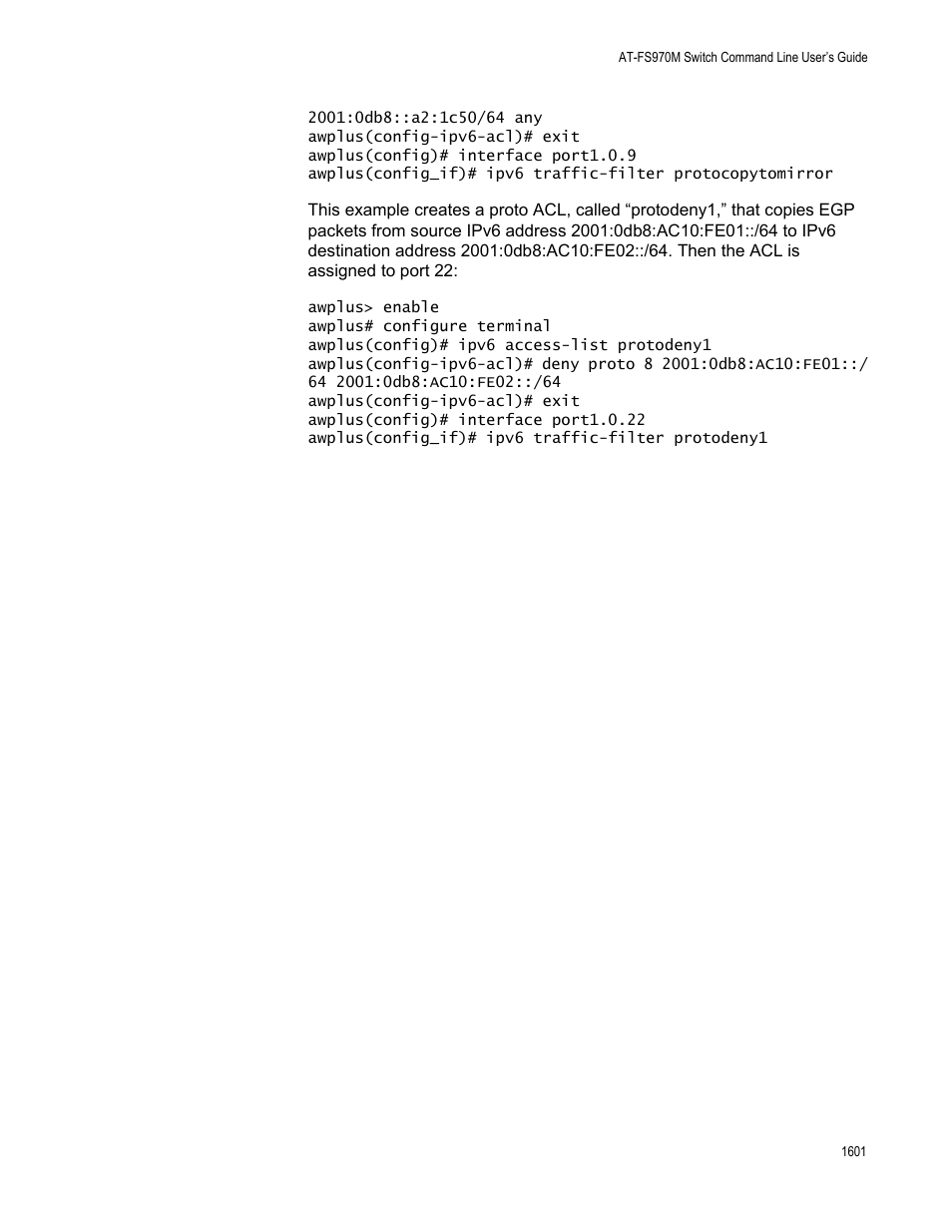 Allied Telesis AT-FS970M Series User Manual | Page 1601 / 1938