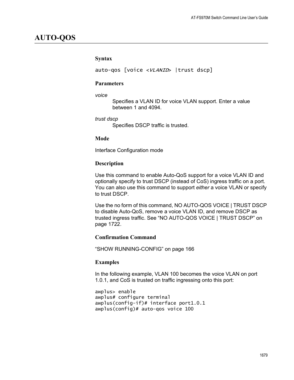 Auto-qos 9, Auto-qos | Allied Telesis AT-FS970M Series User Manual | Page 1679 / 1938