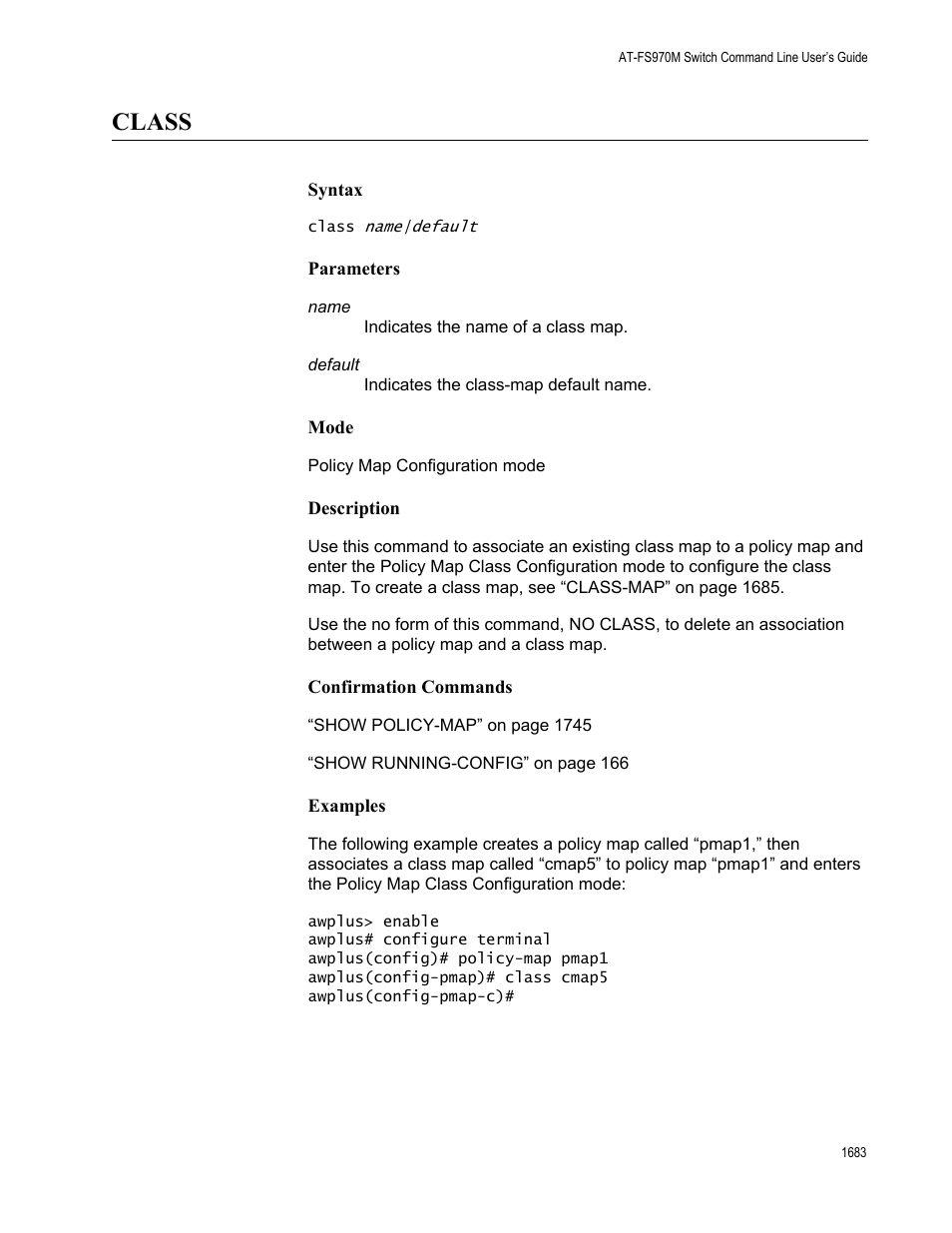 Class 3, Class | Allied Telesis AT-FS970M Series User Manual | Page 1683 / 1938