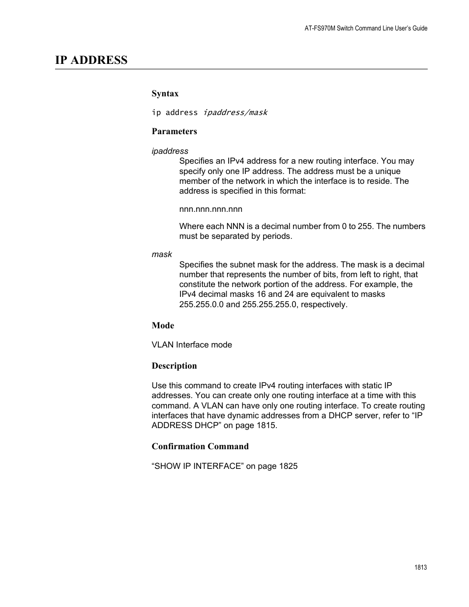 Ip address 3, Ip address | Allied Telesis AT-FS970M Series User Manual | Page 1813 / 1938