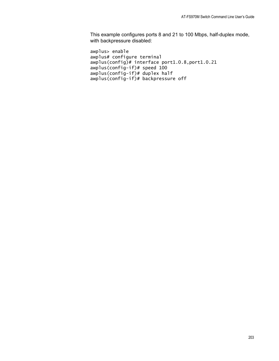 Allied Telesis AT-FS970M Series User Manual | Page 203 / 1938