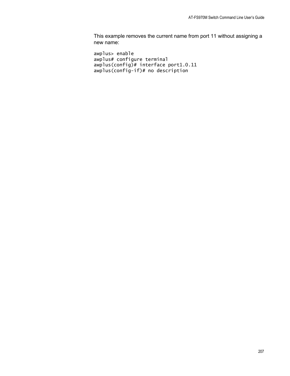 Allied Telesis AT-FS970M Series User Manual | Page 207 / 1938