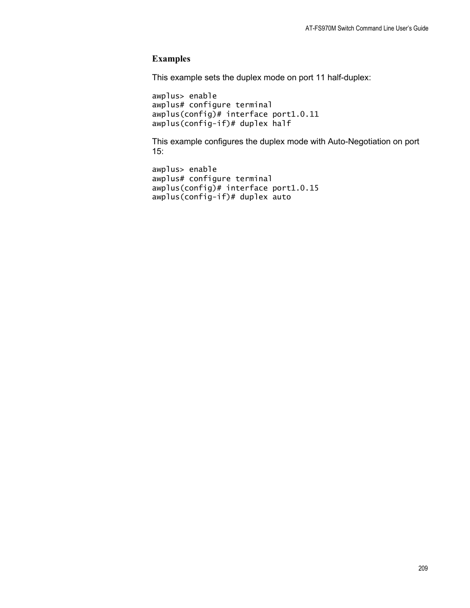 Allied Telesis AT-FS970M Series User Manual | Page 209 / 1938