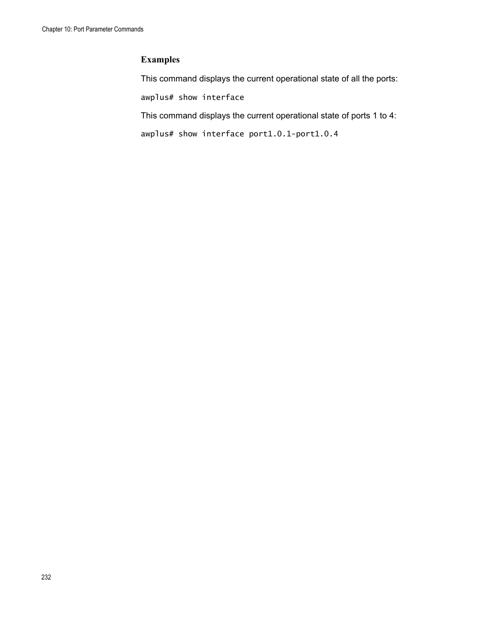 Allied Telesis AT-FS970M Series User Manual | Page 232 / 1938