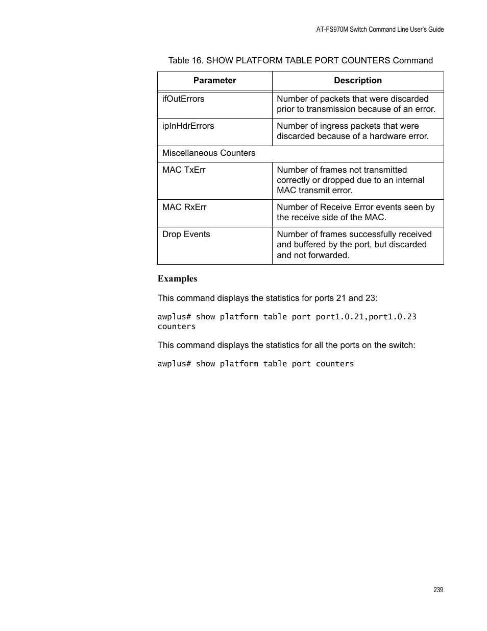 Allied Telesis AT-FS970M Series User Manual | Page 239 / 1938