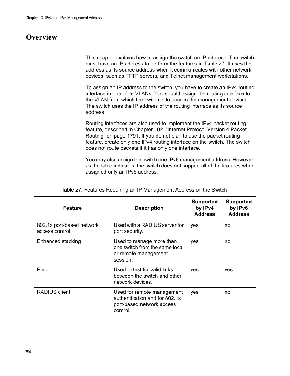 Overview | Allied Telesis AT-FS970M Series User Manual | Page 294 / 1938