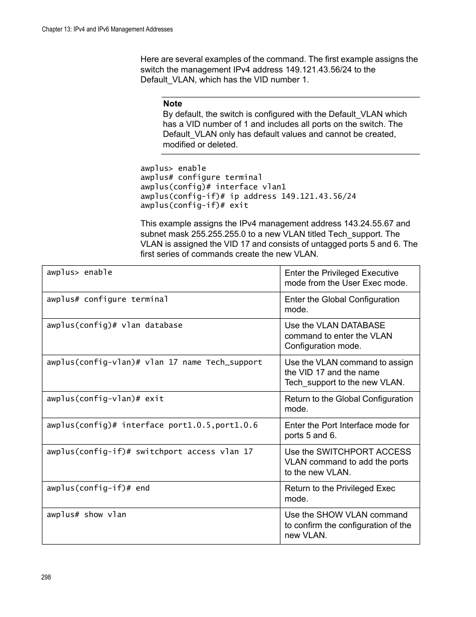 Allied Telesis AT-FS970M Series User Manual | Page 298 / 1938