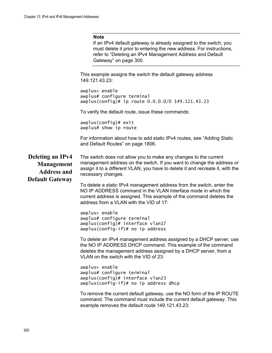 Allied Telesis AT-FS970M Series User Manual | Page 300 / 1938