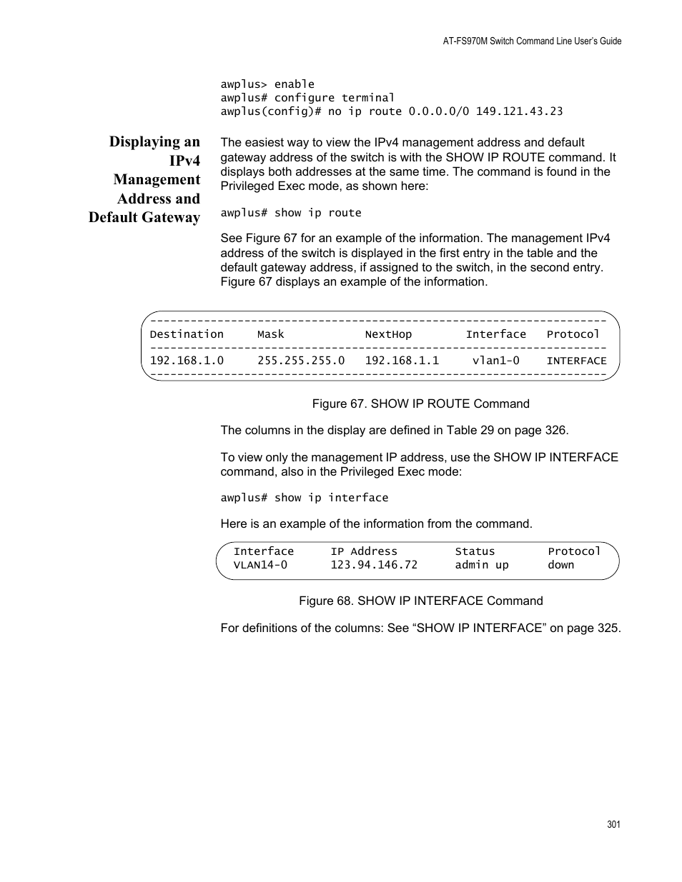Allied Telesis AT-FS970M Series User Manual | Page 301 / 1938