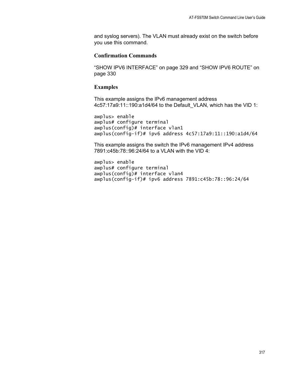Allied Telesis AT-FS970M Series User Manual | Page 317 / 1938