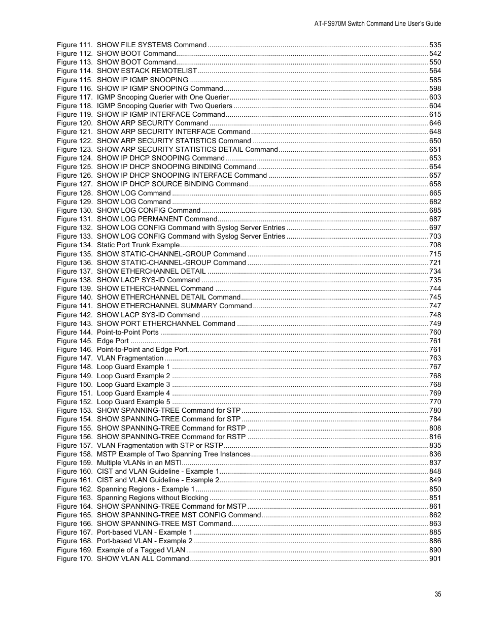 Allied Telesis AT-FS970M Series User Manual | Page 35 / 1938