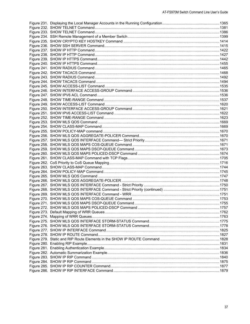 Allied Telesis AT-FS970M Series User Manual | Page 37 / 1938