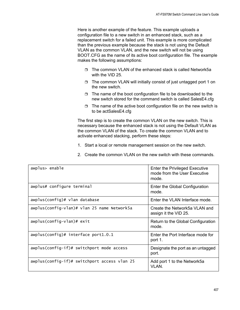 Allied Telesis AT-FS970M Series User Manual | Page 407 / 1938