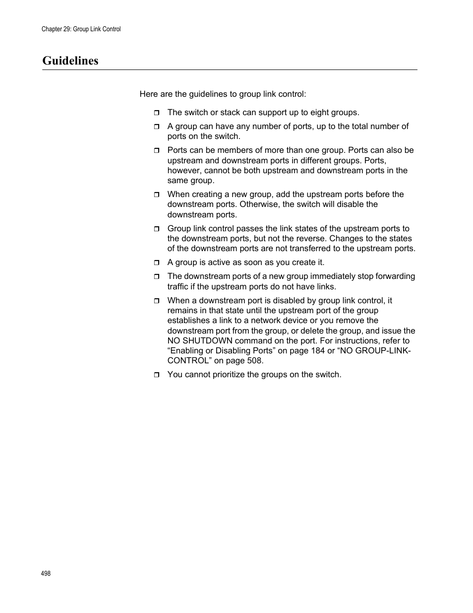 Guidelines | Allied Telesis AT-FS970M Series User Manual | Page 498 / 1938