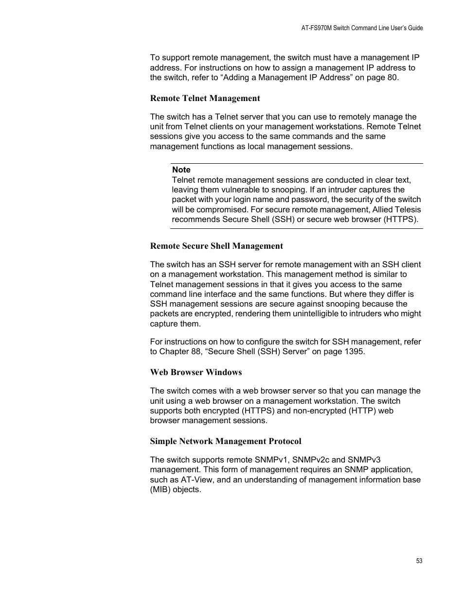 Allied Telesis AT-FS970M Series User Manual | Page 53 / 1938