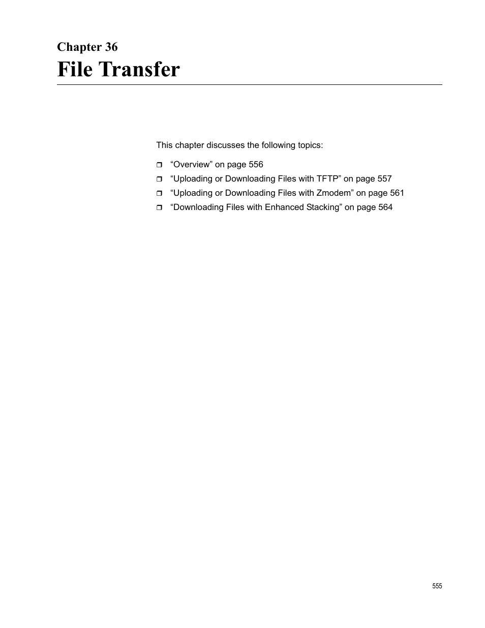 Chapter 36, File transfer | Allied Telesis AT-FS970M Series User Manual | Page 555 / 1938