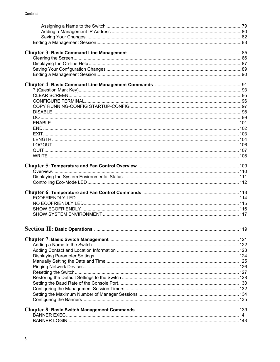 Allied Telesis AT-FS970M Series User Manual | Page 6 / 1938