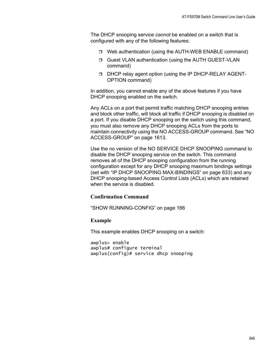 Allied Telesis AT-FS970M Series User Manual | Page 645 / 1938