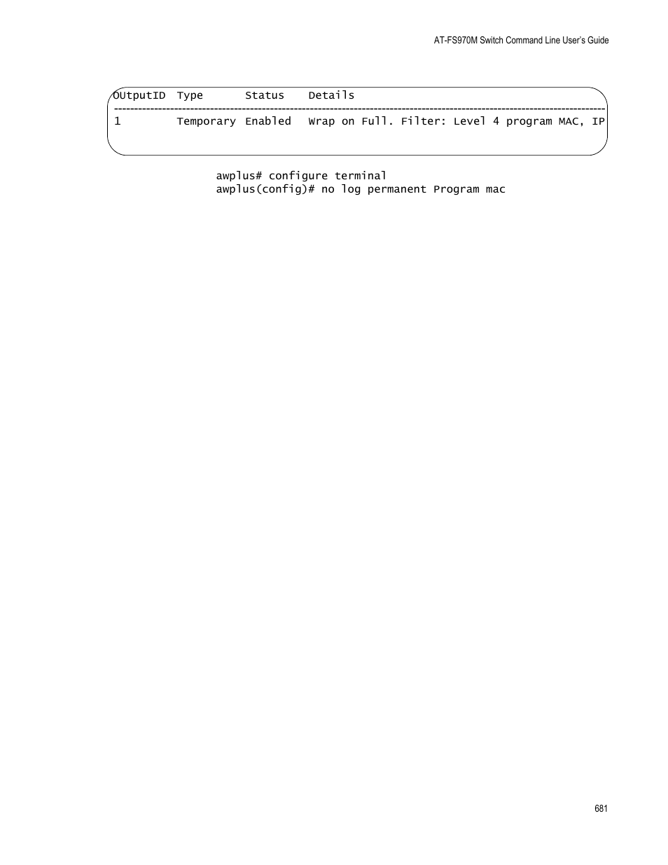 Allied Telesis AT-FS970M Series User Manual | Page 681 / 1938