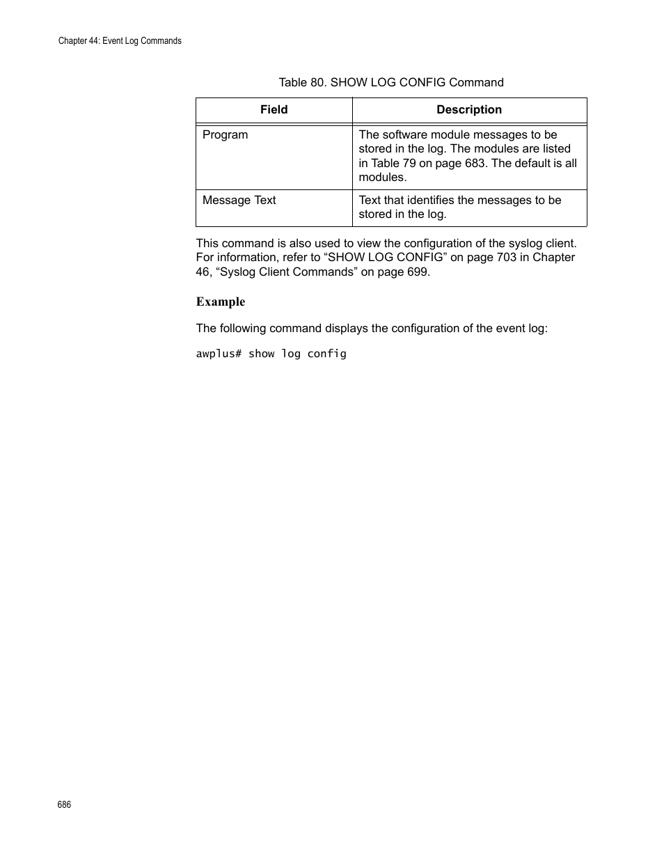 Allied Telesis AT-FS970M Series User Manual | Page 686 / 1938