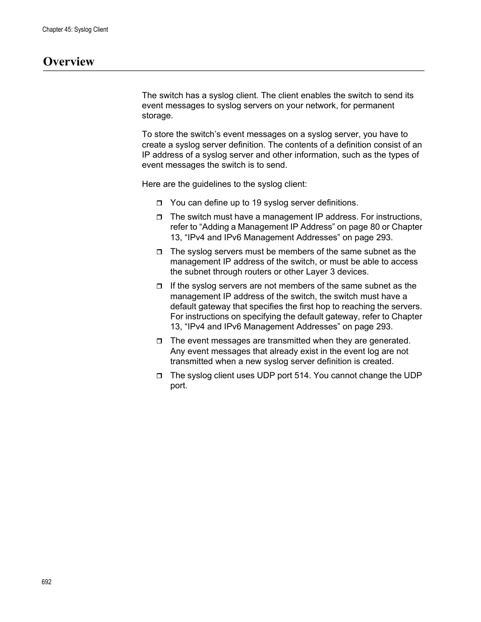 Overview | Allied Telesis AT-FS970M Series User Manual | Page 692 / 1938