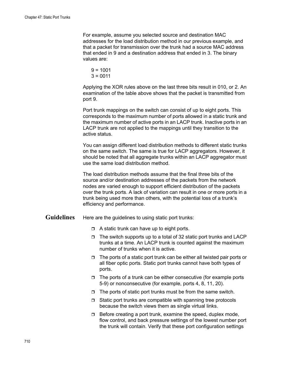 Guidelines | Allied Telesis AT-FS970M Series User Manual | Page 710 / 1938