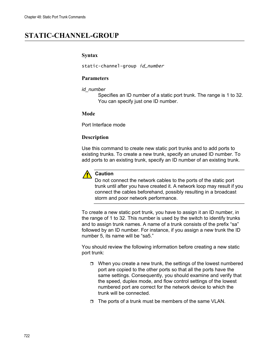 Static-channel-group | Allied Telesis AT-FS970M Series User Manual | Page 722 / 1938