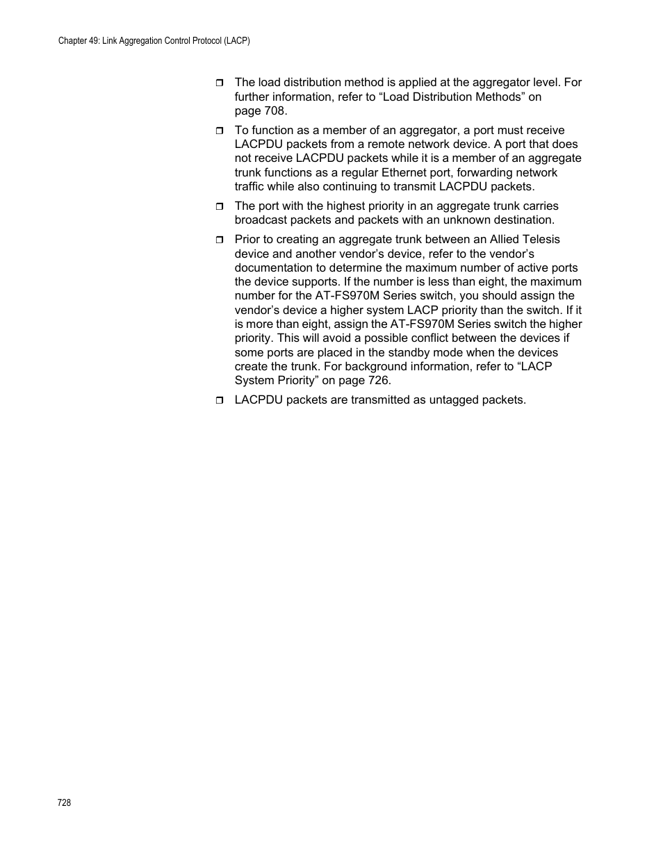 Allied Telesis AT-FS970M Series User Manual | Page 728 / 1938