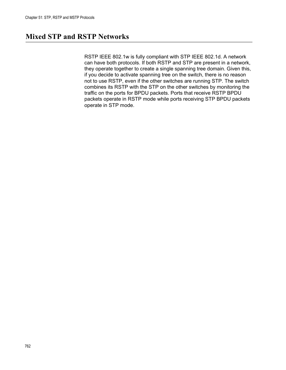 Mixed stp and rstp networks | Allied Telesis AT-FS970M Series User Manual | Page 762 / 1938