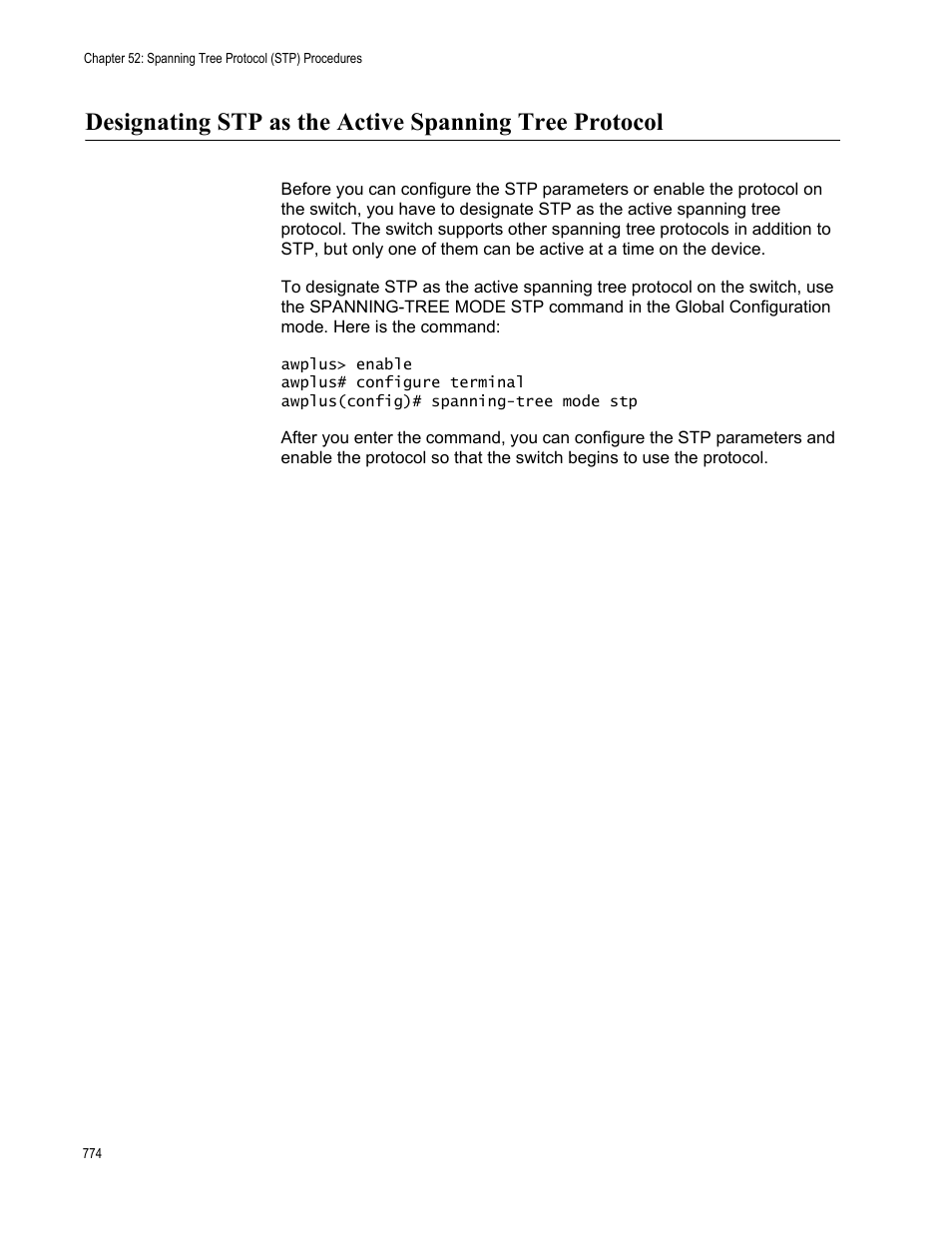 Allied Telesis AT-FS970M Series User Manual | Page 774 / 1938