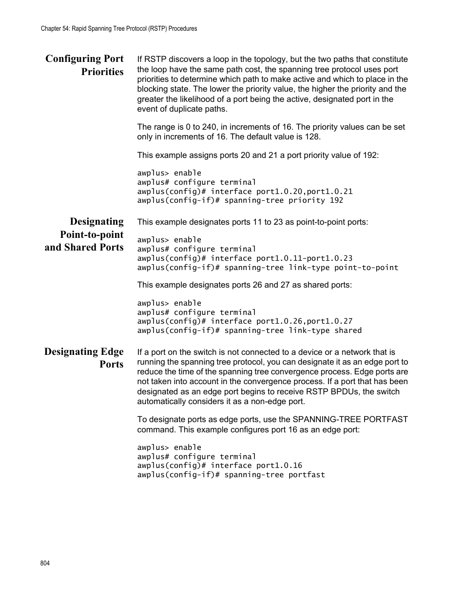 Allied Telesis AT-FS970M Series User Manual | Page 804 / 1938