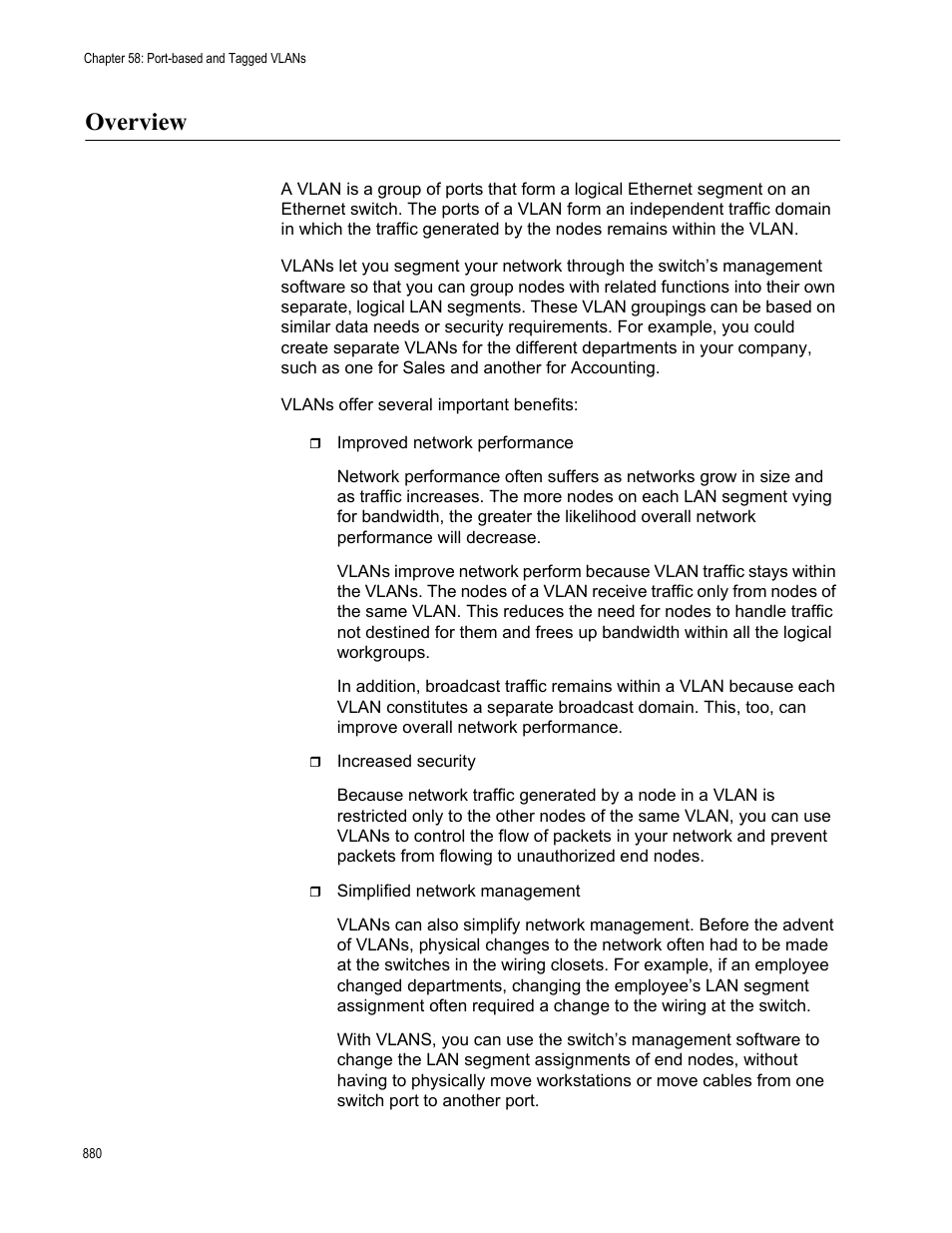 Overview | Allied Telesis AT-FS970M Series User Manual | Page 880 / 1938