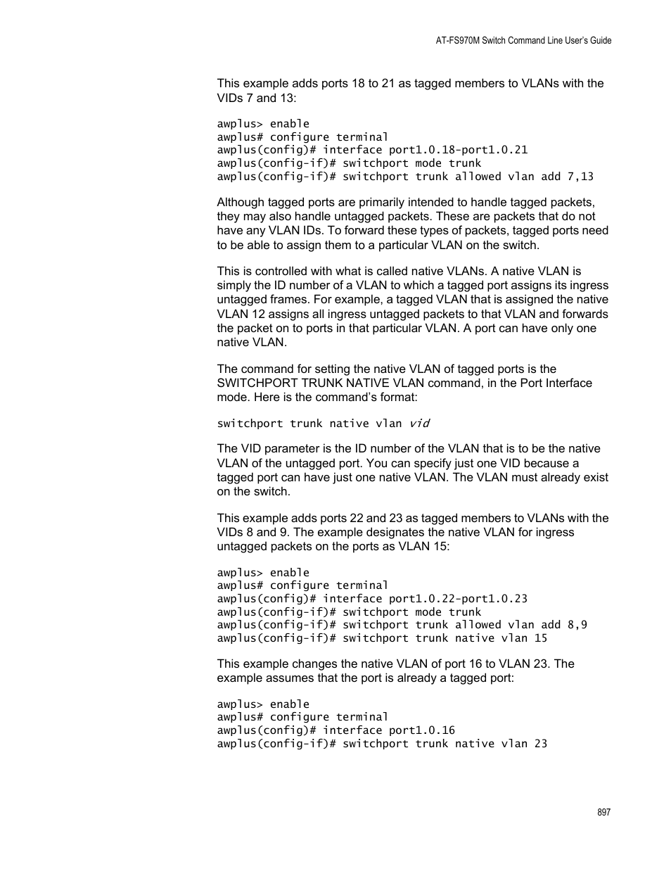 Allied Telesis AT-FS970M Series User Manual | Page 897 / 1938