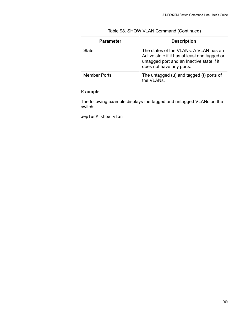 Allied Telesis AT-FS970M Series User Manual | Page 909 / 1938