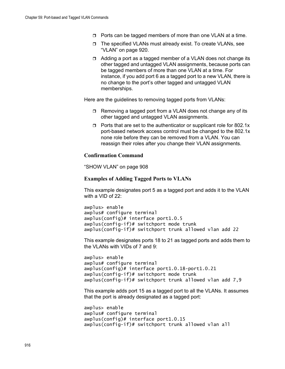 Allied Telesis AT-FS970M Series User Manual | Page 916 / 1938