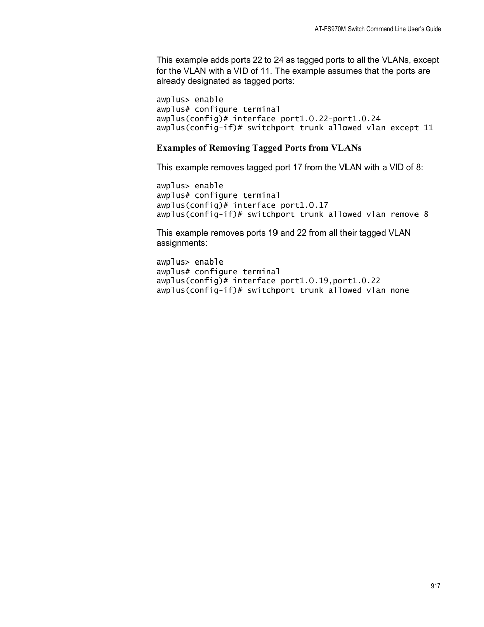 Allied Telesis AT-FS970M Series User Manual | Page 917 / 1938
