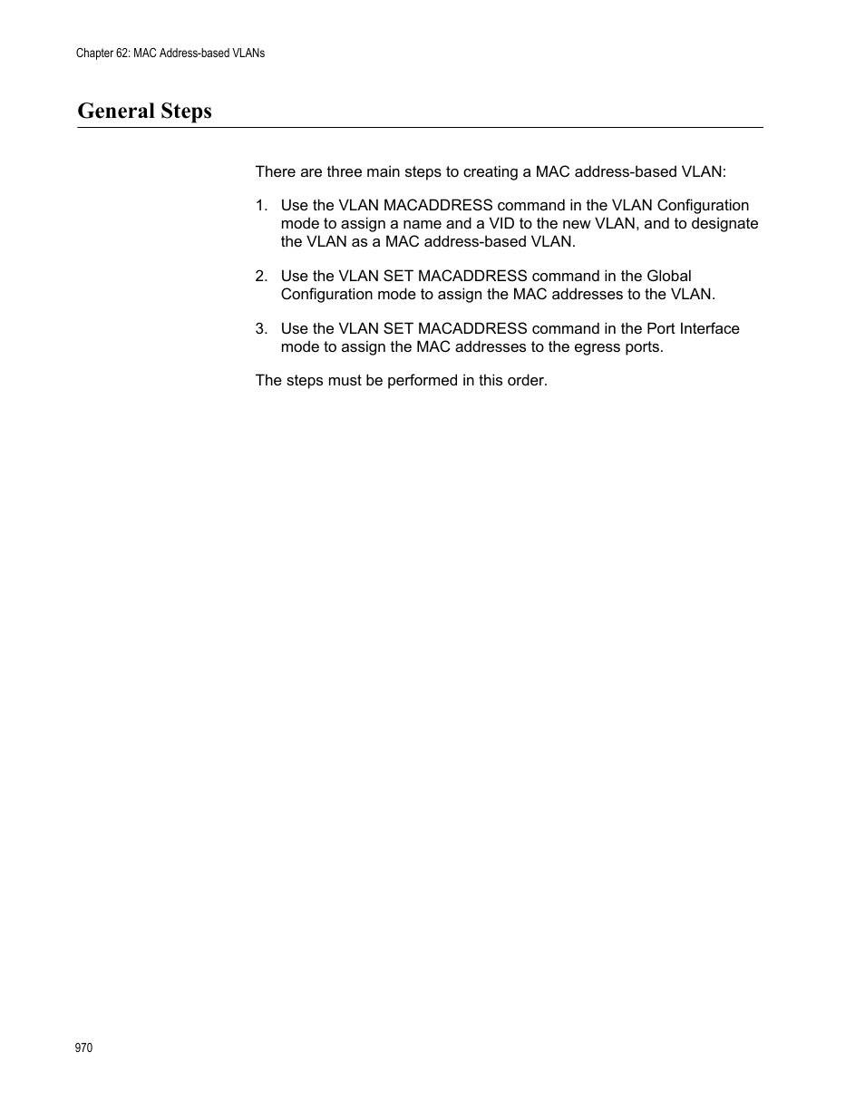 General steps | Allied Telesis AT-FS970M Series User Manual | Page 970 / 1938