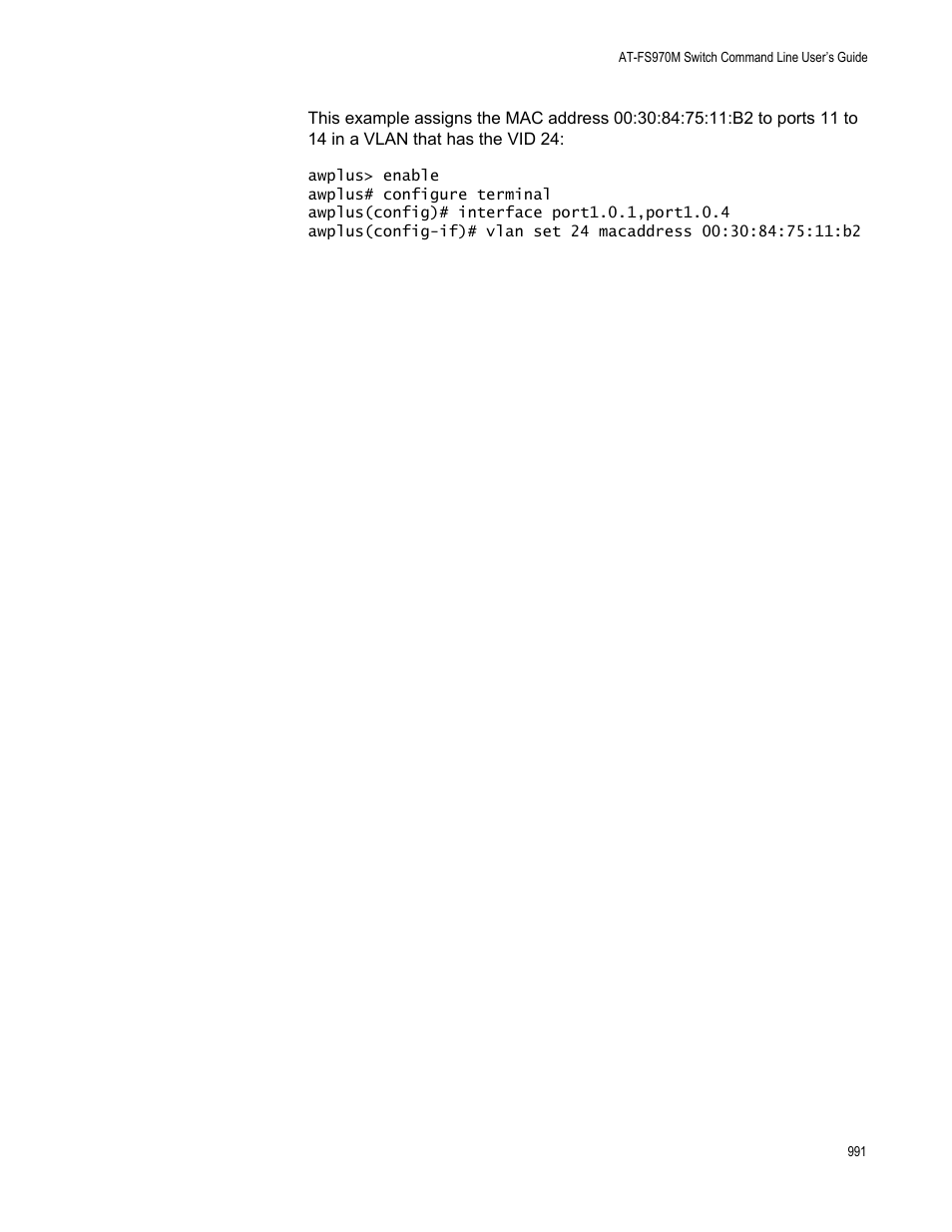 Allied Telesis AT-FS970M Series User Manual | Page 991 / 1938