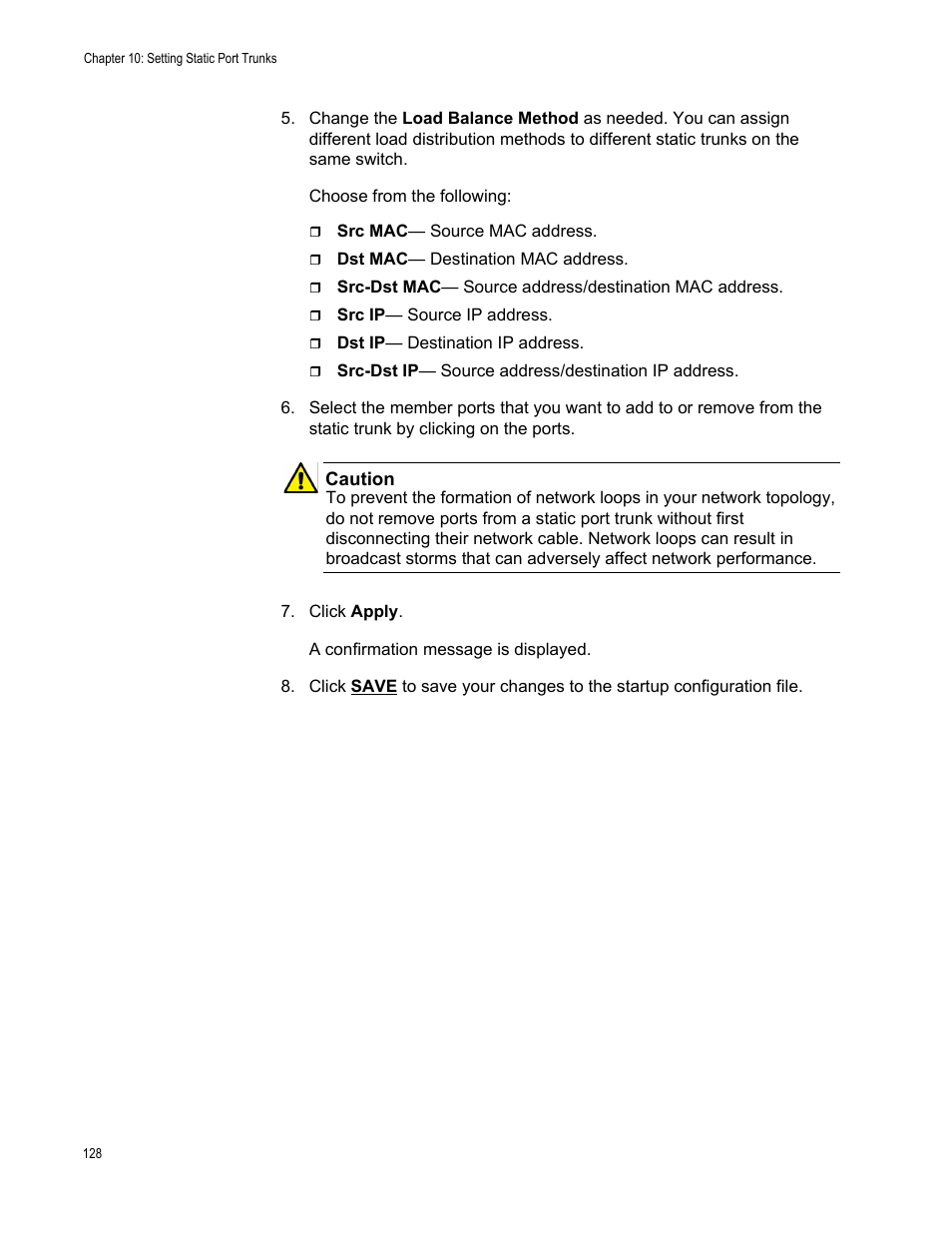 Allied Telesis AT-FS970M Series User Manual | Page 128 / 330