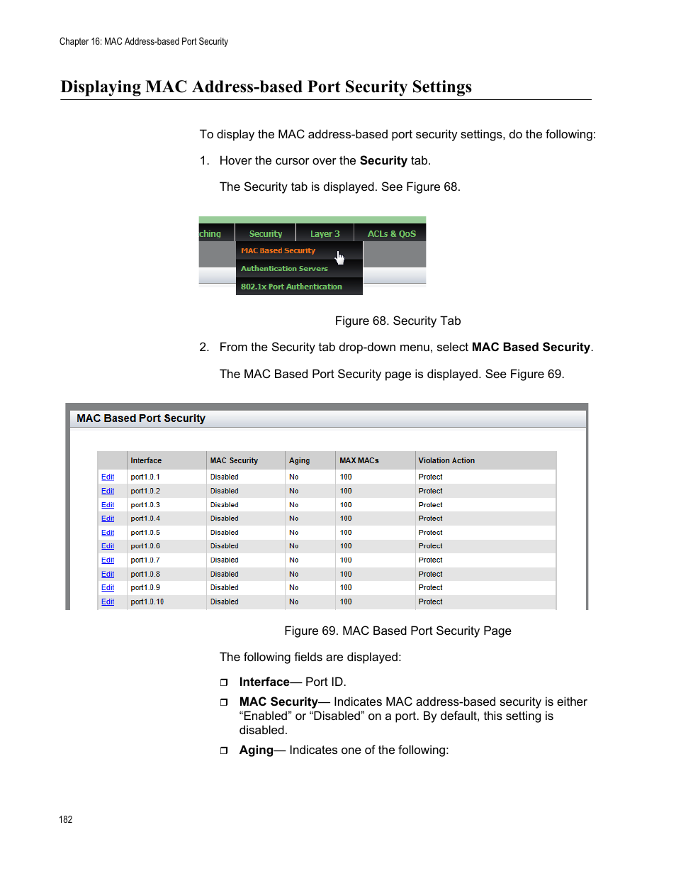 Allied Telesis AT-FS970M Series User Manual | Page 182 / 330